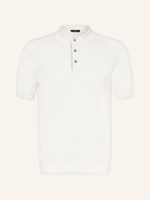 Reiss Koszulka Polo Z Dzianiny Finch Regular Fit weiss