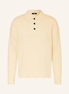 Reiss Koszulka Polo Z Dzianiny Jacob beige