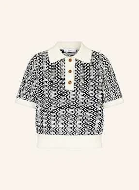 Reiss Koszulka Polo Z Dzianiny Jem Z Lnem blau