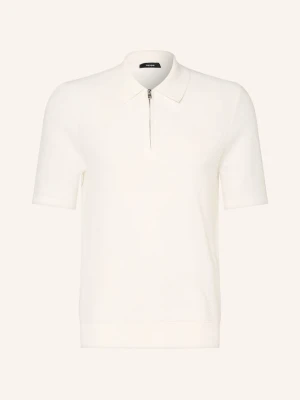 Reiss Koszulka Polo Z Dzianiny Leigham weiss ECRU