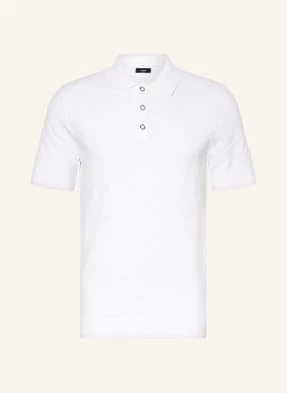 Reiss Koszulka Polo Z Dzianiny Lupton weiss