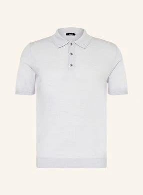 Reiss Koszulka Polo Z Dzianiny Manor blau