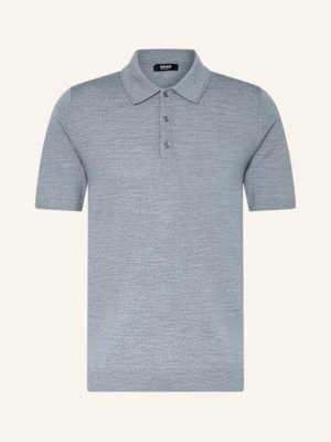 Reiss Koszulka Polo Z Dzianiny Manor blau