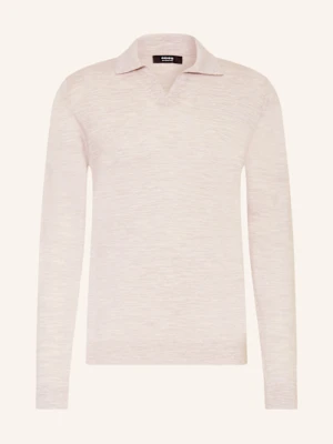 Reiss Koszulka Polo Z Dzianiny Milburn braun