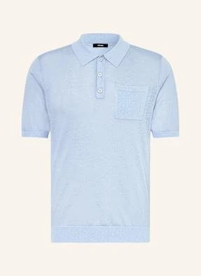 Reiss Koszulka Polo Z Dzianiny Nelson blau