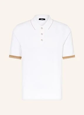 Reiss Koszulka Polo Z Dzianiny Portman weiss