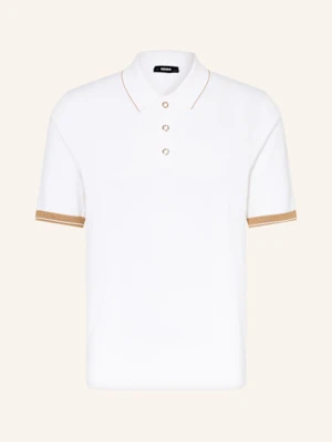 Reiss Koszulka Polo Z Dzianiny Portman weiss