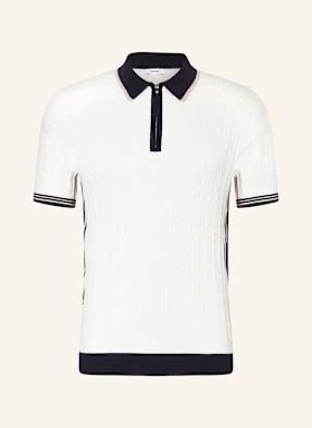 Reiss Koszulka Polo Z Dzianiny Pulse weiss