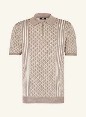 Reiss Koszulka Polo Z Dzianiny Sanderson beige