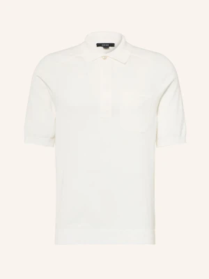 Reiss Koszulka Polo Z Dzianiny Selkirk weiss BIAŁY
