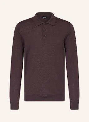 Reiss Koszulka Polo Z Dzianiny Trafford Z Wełny Merino rot
