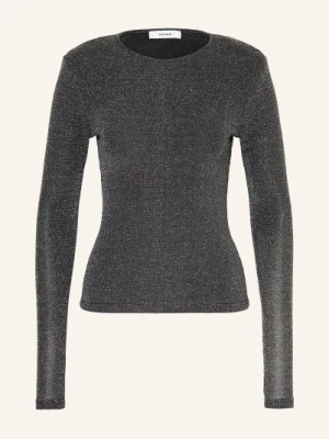 Reiss Koszulka Z Długim Rękawem Saraphina Z Brokatową Przędzą silber