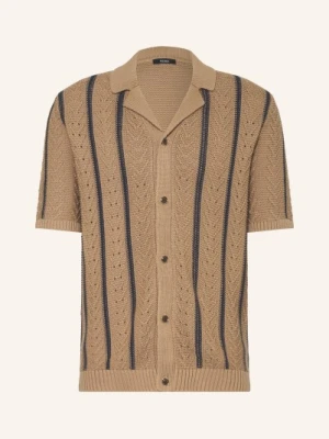 Reiss Koszulka Z Dzianiny Ellingham Slim Fit braun