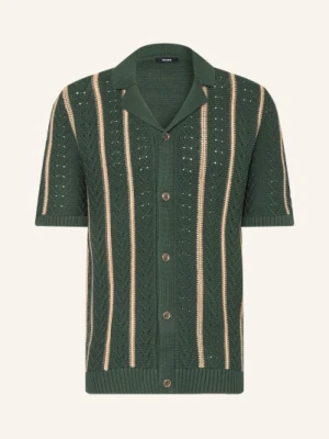 Reiss Koszulka Z Dzianiny Ellingham Slim Fit gruen