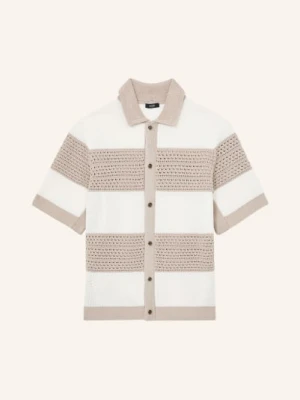 Reiss Koszulka Z Dzianiny Marek Comfort Fit weiss