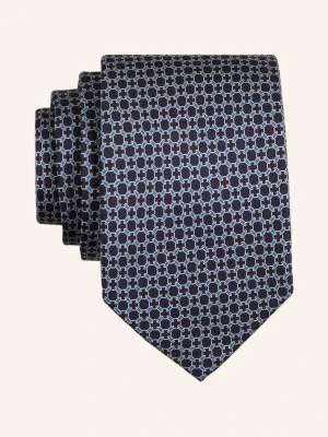 Reiss Krawat blau GRANATOWY