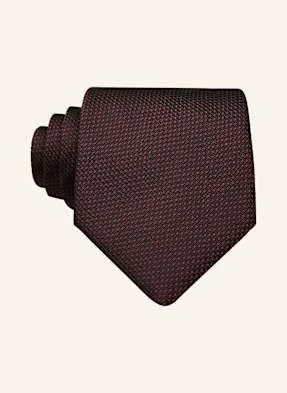 Reiss Krawat Ceremony Z Jedwabiu rot