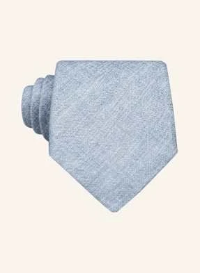 Reiss Krawat Lniany blau