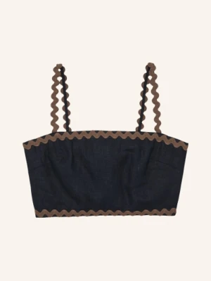 Reiss Krótki Top Mila blau