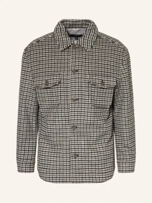Reiss Kurtka Liam Houndstooth grau