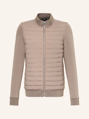 Reiss Kurtka Pikowana Z Mieszanki Materiałów braun