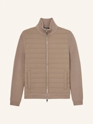 Reiss Kurtka Pikowana Z Mieszanki Materiałów braun