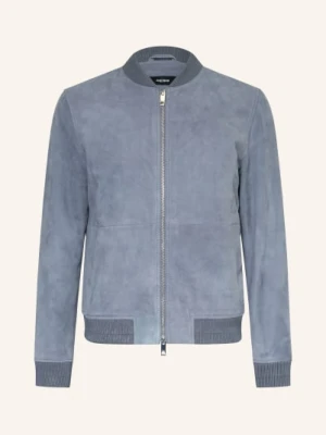 Reiss Kurtka Skórzana Burnham blau