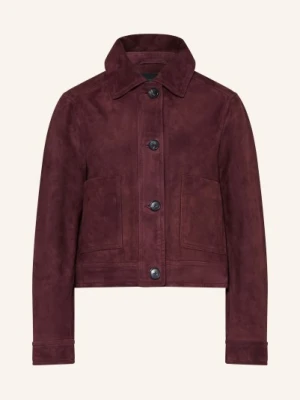 Reiss Kurtka Skórzana Sonny rot