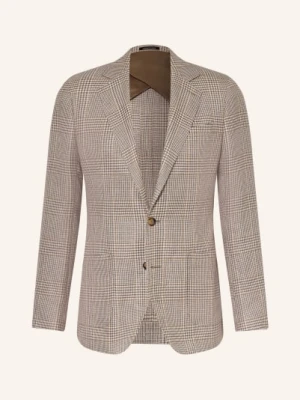 Reiss Marynarka Epsom O Kroju Dopasowanym Z Lnu braun