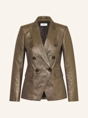 Reiss Marynarka Sienna Z Błyszczącą Przędzą gold