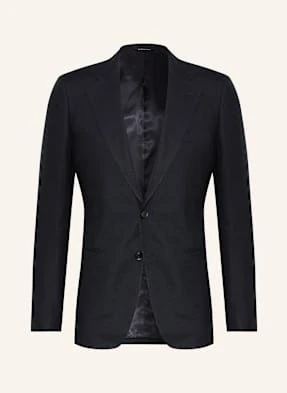 Reiss Marynarka Z Lnu Kin Slim Fit blau