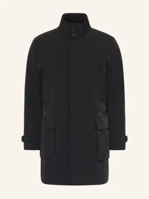 Reiss Parka Player Z Odpinanym Kołnierzem schwarz CZARNY