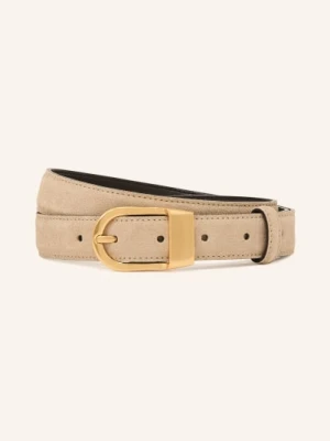 Reiss Pasek Skórzany Hazel braun