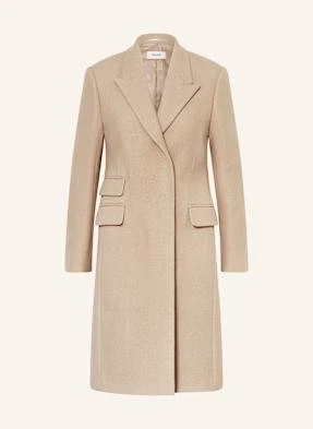 Reiss Płaszcz Wełniany Louis beige