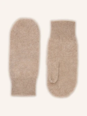 Reiss Rękawiczki Z Jednym Palcem Z Kaszmiru Willow beige