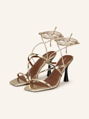 Reiss Sandały Na Obcasie Rebecca gold