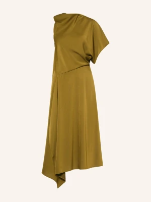 Reiss Satynowa Sukienka Naomi gruen KHAKI