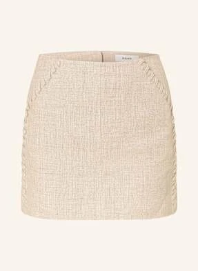Reiss Spódnica Z Lnu Nikita beige