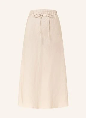 Reiss Spódnica Z Lnu Roxi beige