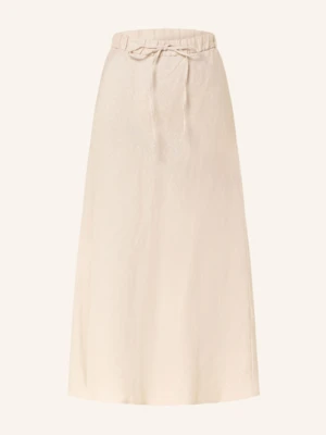 Reiss Spódnica Z Lnu Roxi beige