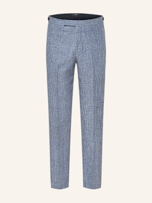 Reiss Spodnie Garniturowe Reef Slim Fit Z Lnu blau