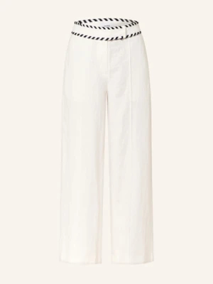 Reiss Spodnie Marlena Fawn Z Lnu weiss