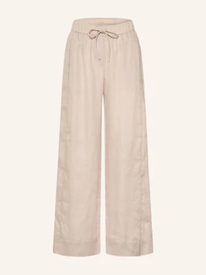 Reiss Spodnie Typu Marlena Riley Z Lnu beige