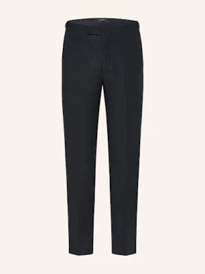 Reiss Spodnie Z Lnu Kin Slim Fit blau