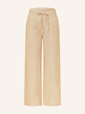 Reiss Spodnie Z Lnu Willow beige