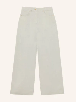 Reiss Spodnie Z Marlini Carmen Z Lnu beige