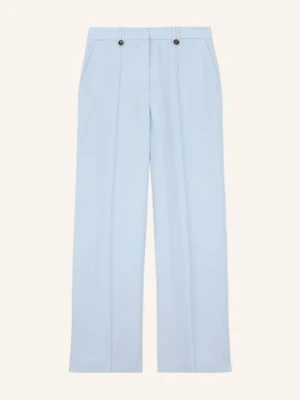 Reiss Spodnie Z Materiału Typu Marle Magda blau