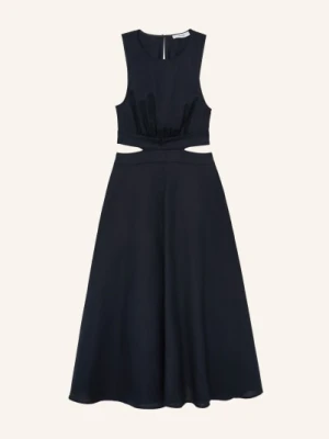 Reiss Sukienka Hazel Z Lnu blau