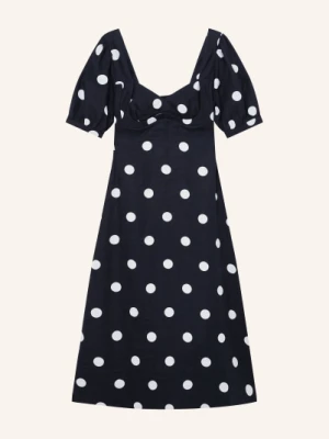 Reiss Sukienka Lniana Astrid blau