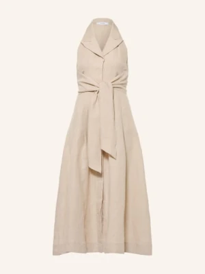 Reiss Sukienka Lniana Tara beige